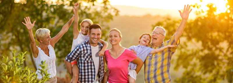 Famille heureuse